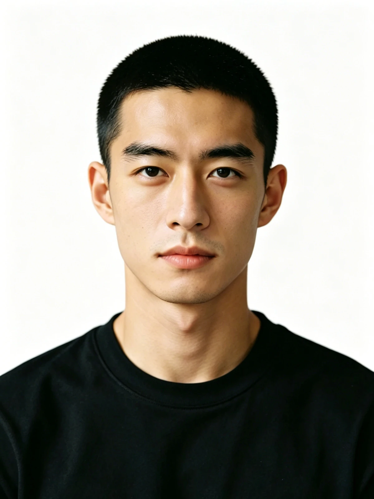 护照证件照生成前示例图像