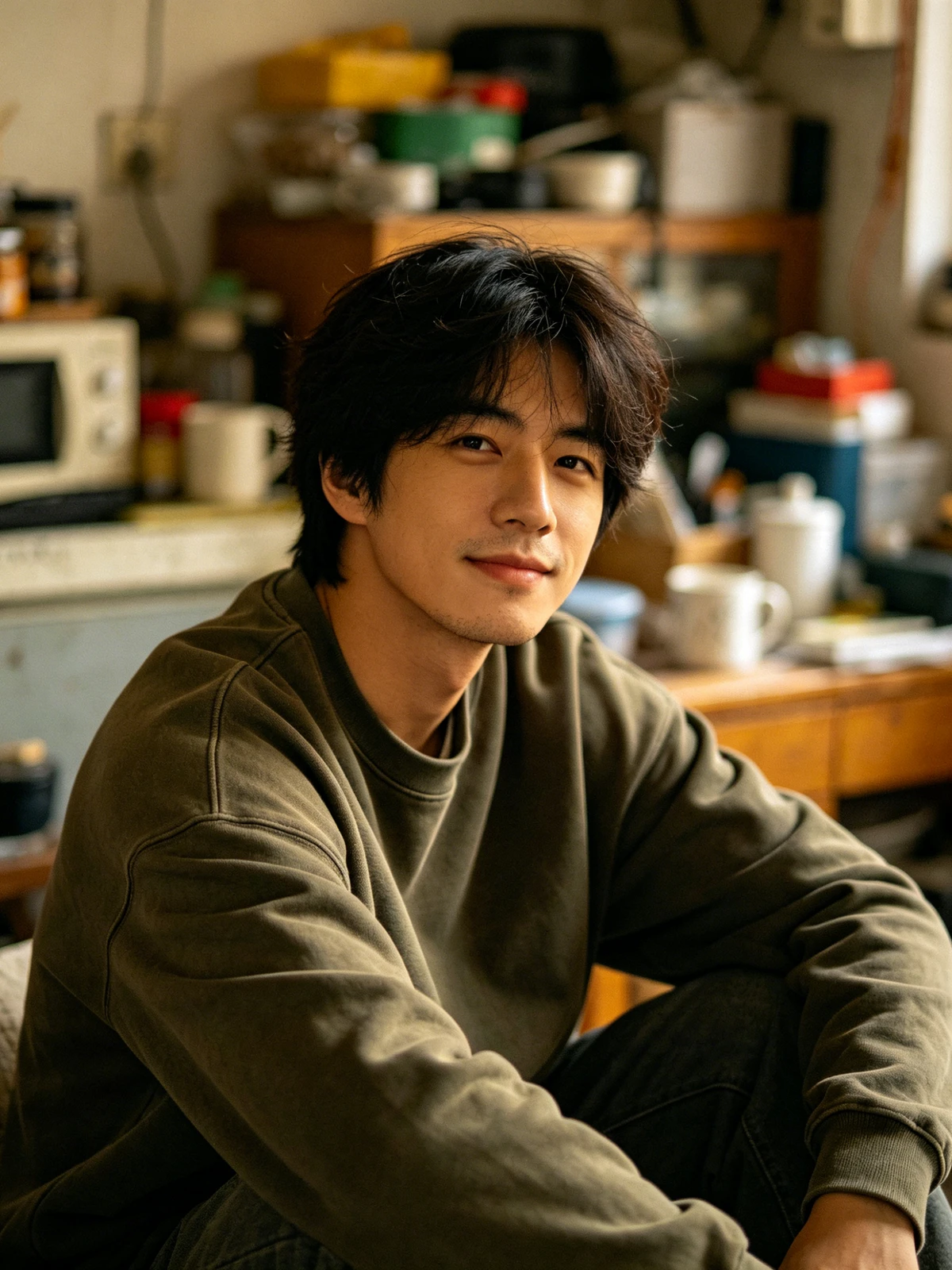 人像抠图换底前示例照片