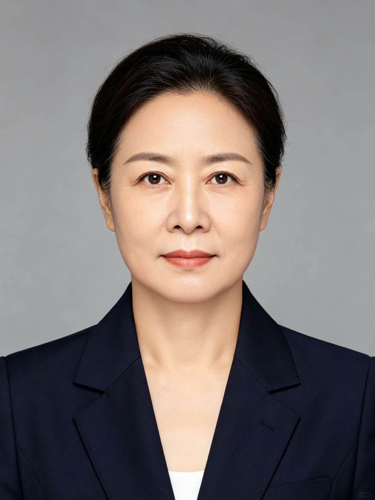 灰底证件照转白底前示例图片