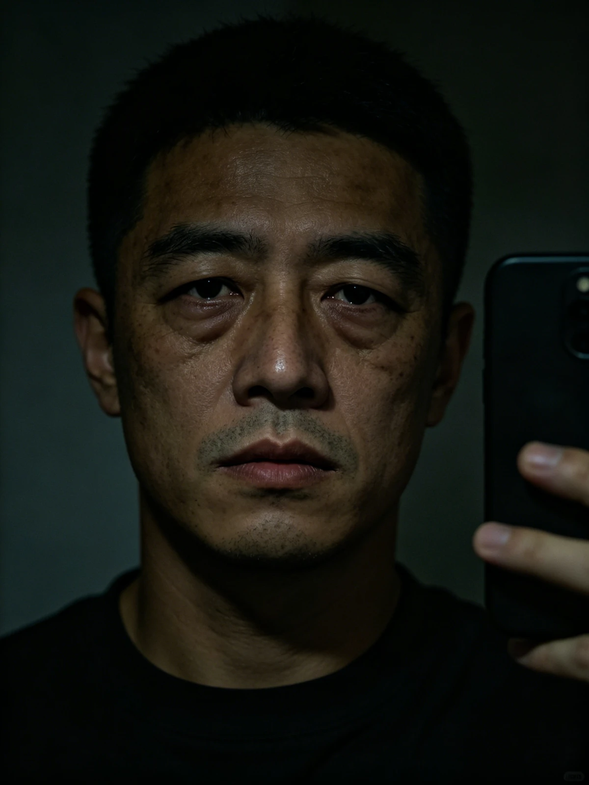 证件照美颜优化前示例照片