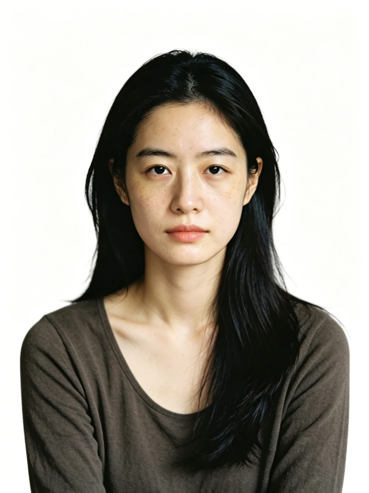 证件照美颜前示例照片