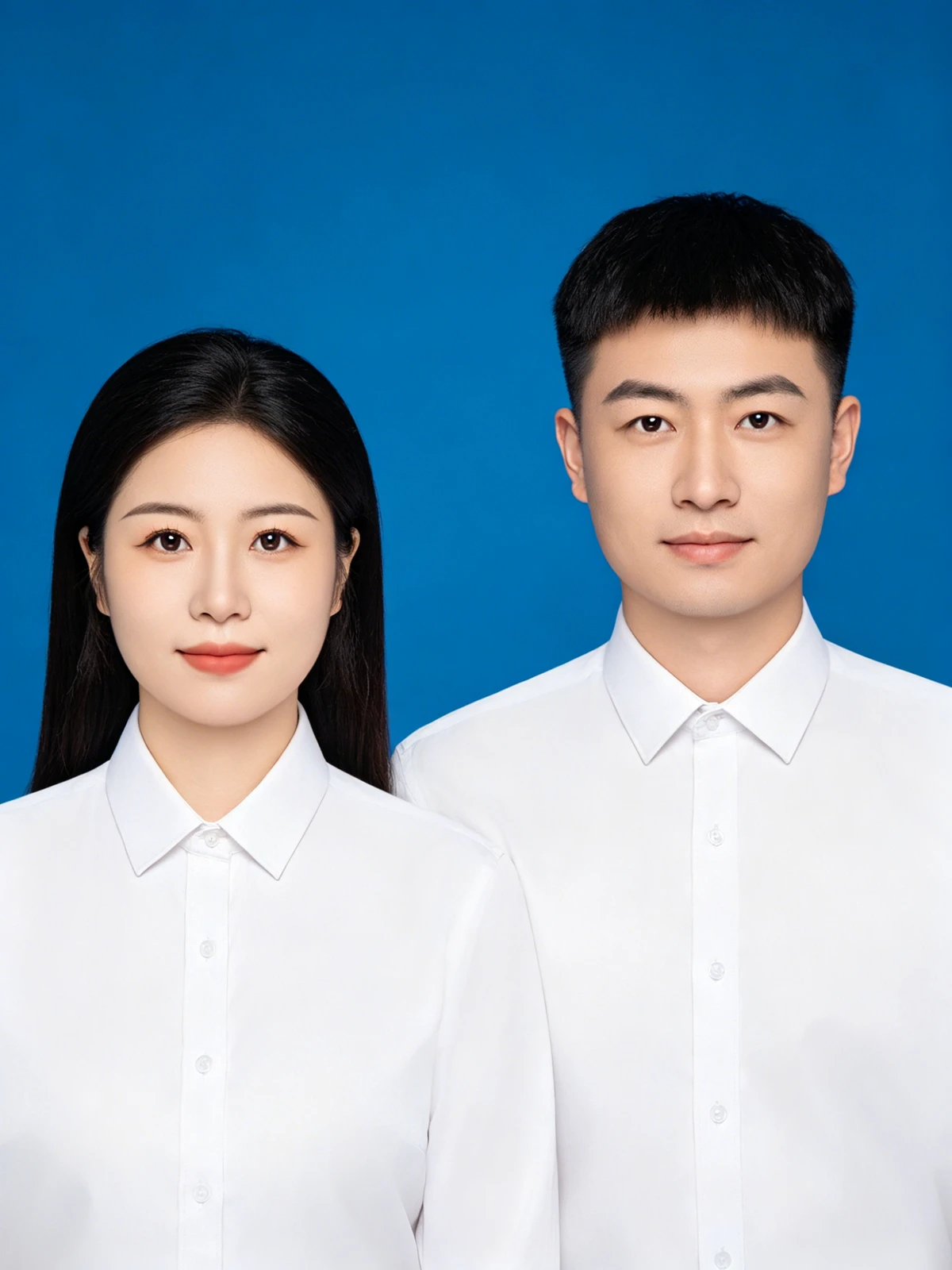 红底证件照换色前示例图像