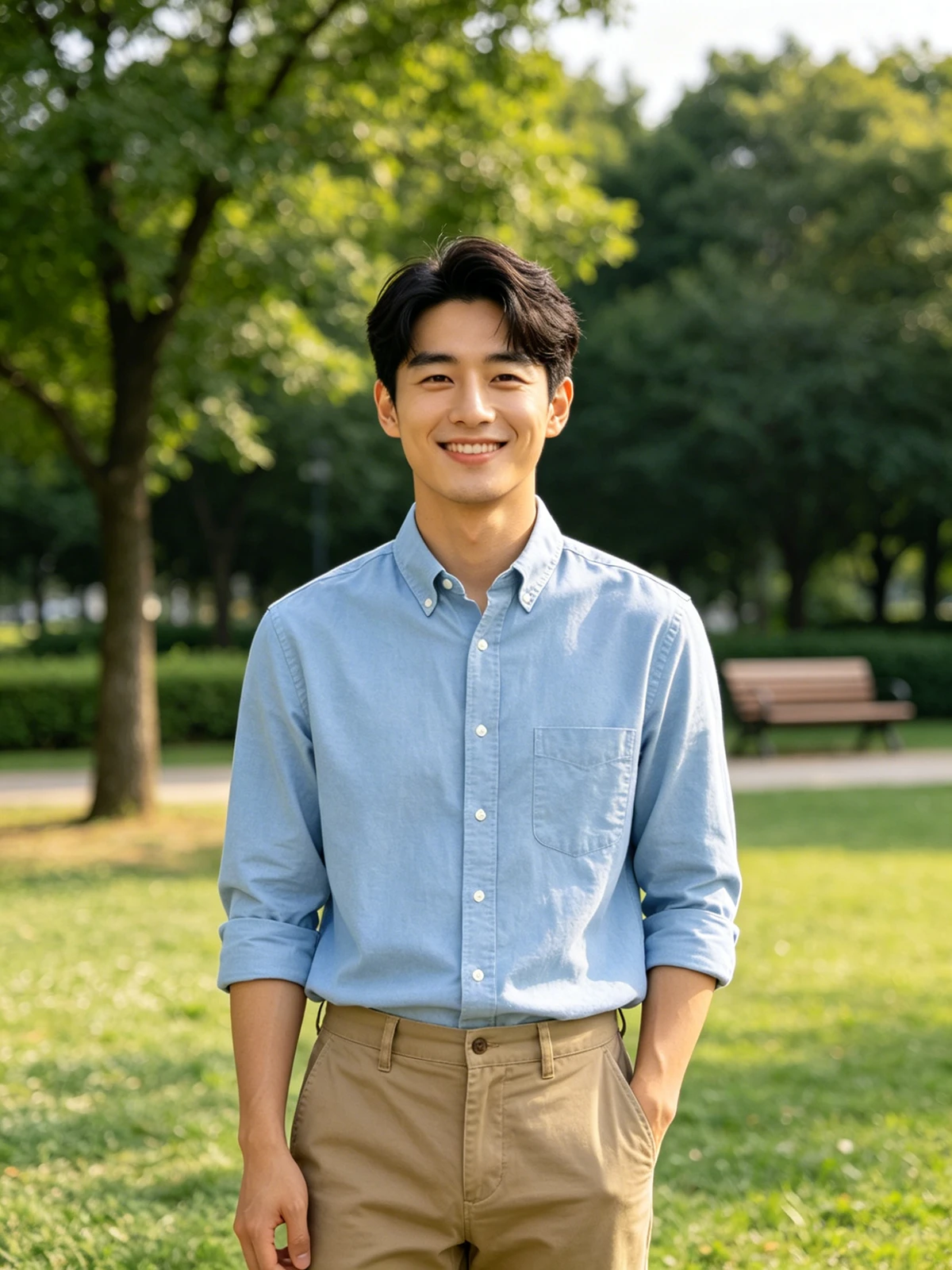 简历形象照制作前示例图片