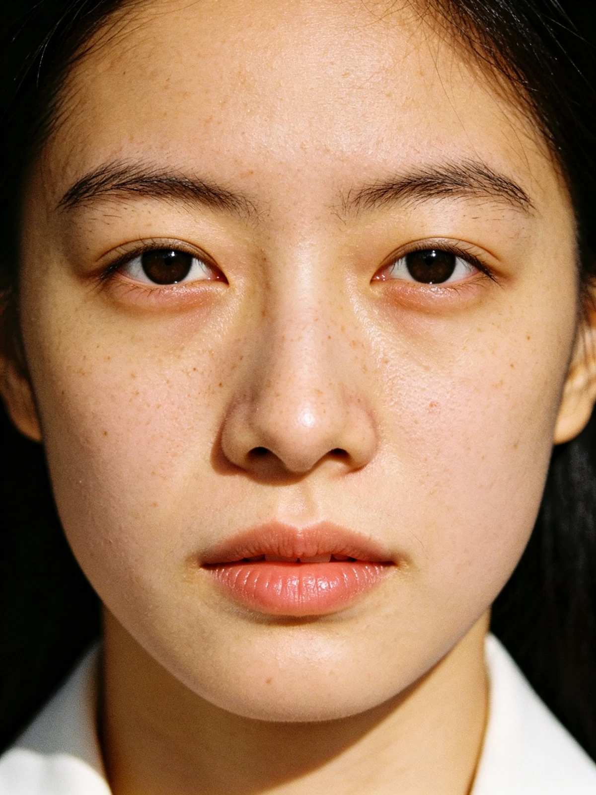 一寸证件照精修前示例图像