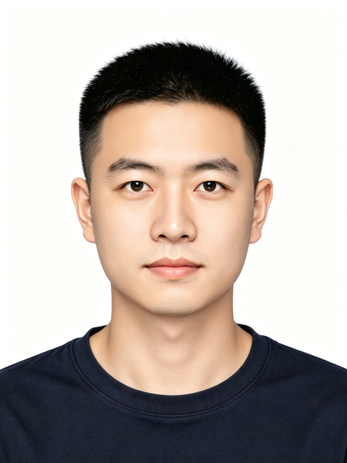 证件照智能修改前示例图像