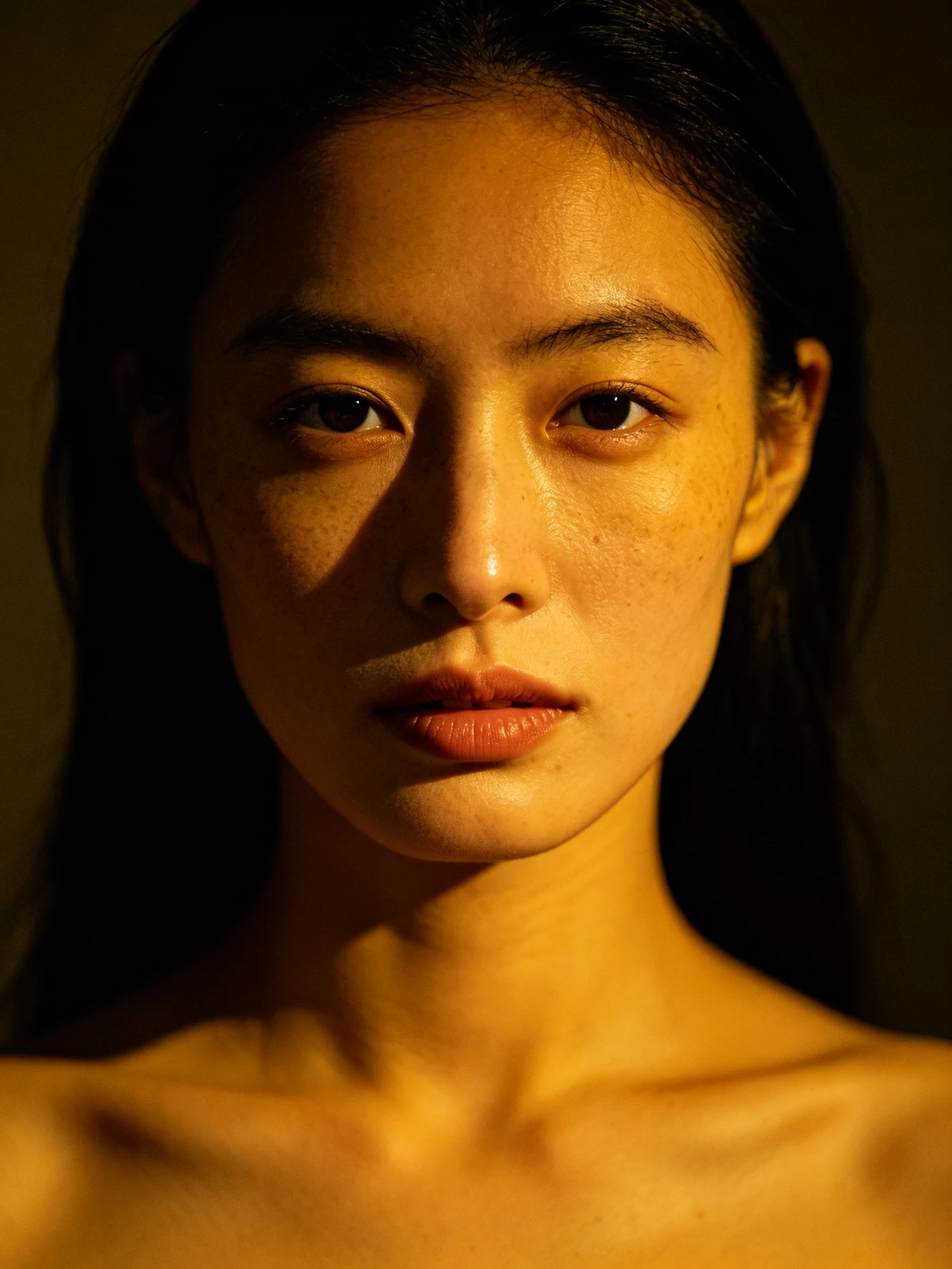 红底证件照美颜功能前示例照片