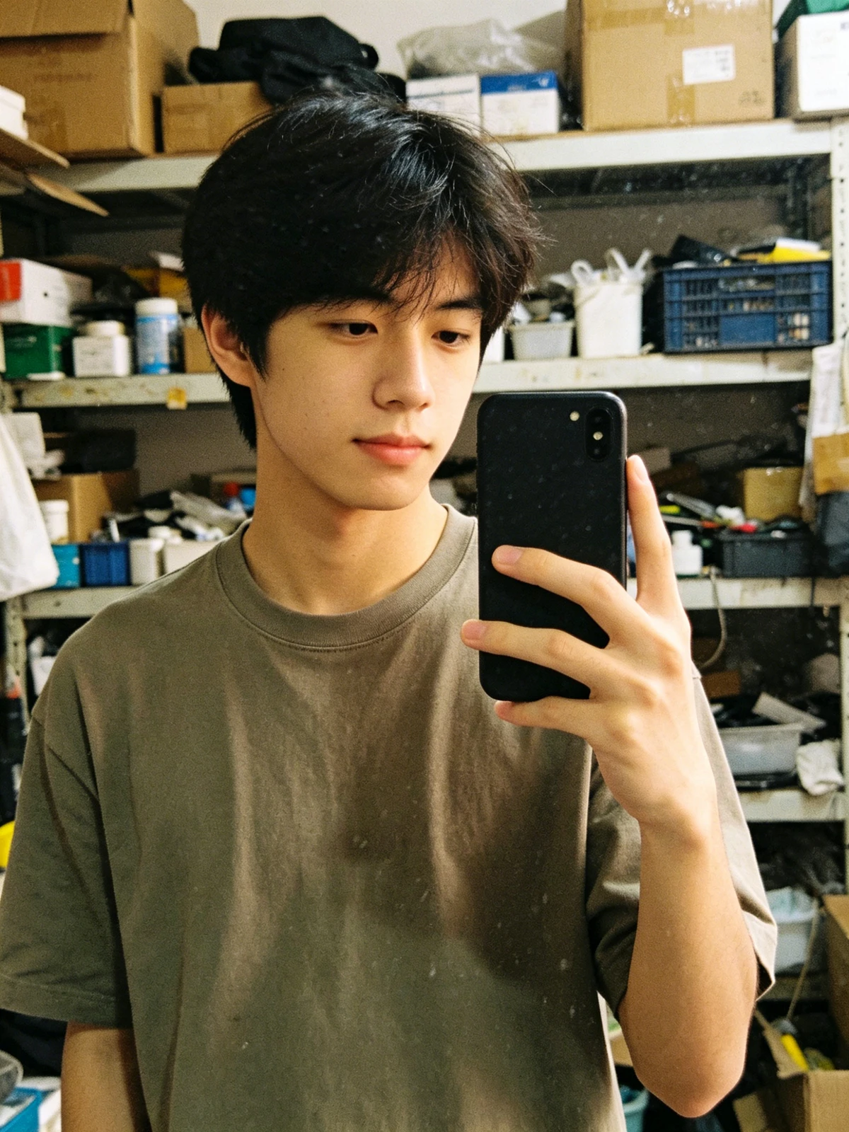 藏青西装证件照生成前示例图片